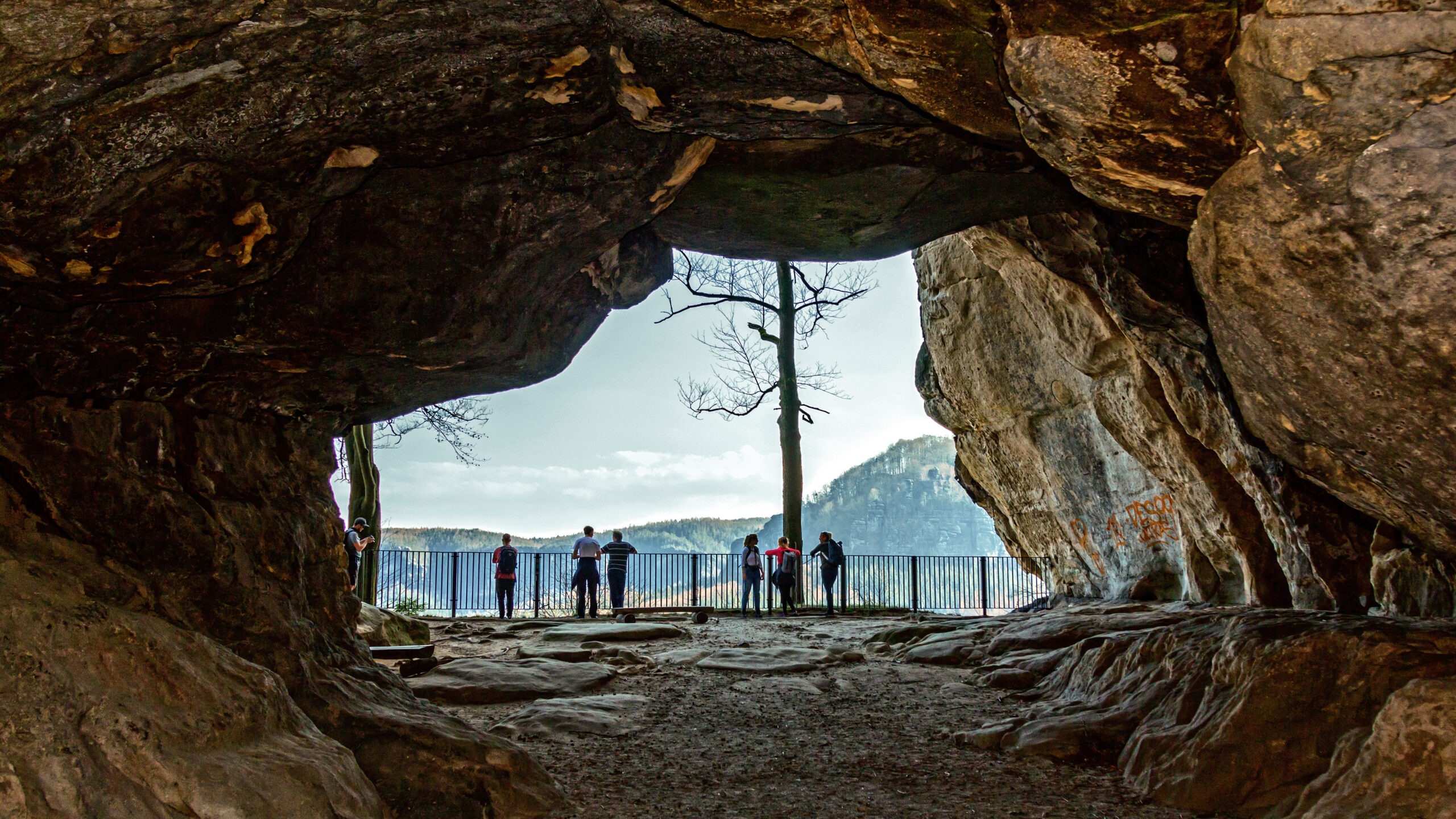 Felsentor Kuhstall Sächsische Schweiz