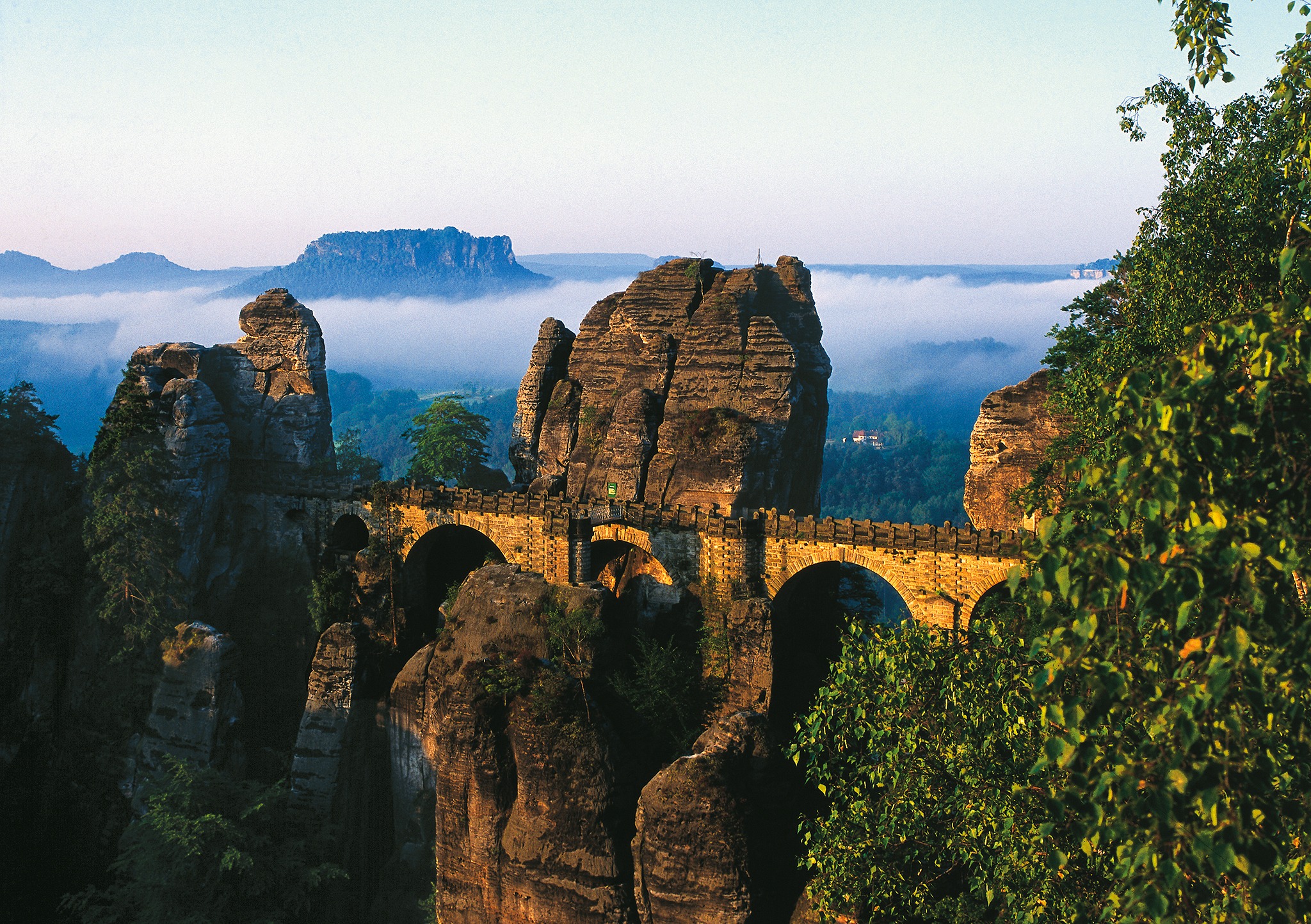 Basteibrücke in der Sächischen Schweiz